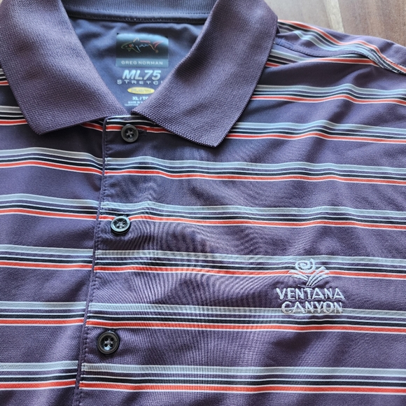 Greg Norman ML 75 Men stretch polo, golf t-shirt, XL - Picture 6 of 11